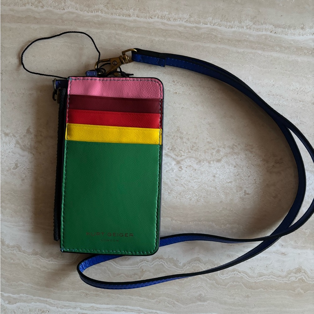 Kurt Geiger Multi Color Card Wallet.